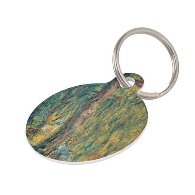 Médaillon Pour Animaux Claude Monet - Willow Weeping (Côté )