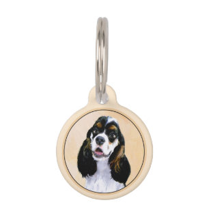 Médaillon Pour Animaux Cocker Spaniel (Parti) Peinture - Art Chien origin