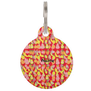 Médaillon Pour Animaux Collection de fruits assorés Thunder_Cove