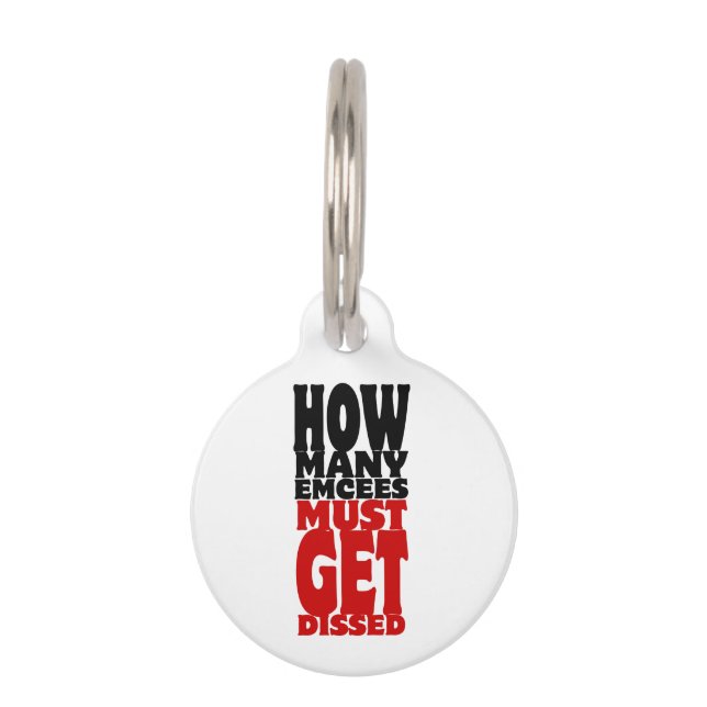 Médaillon Pour Animaux Combien D'Écés Doivent Être Dissous (Devant)