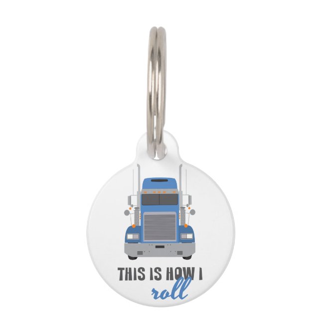 Médaillon Pour Animaux Comment rouler (Devant)