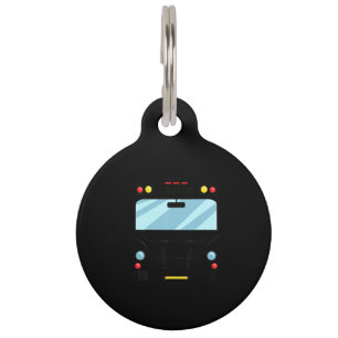 Médaillon Pour Animaux Conducteur de bus scolaire Costume d'Halloween sim