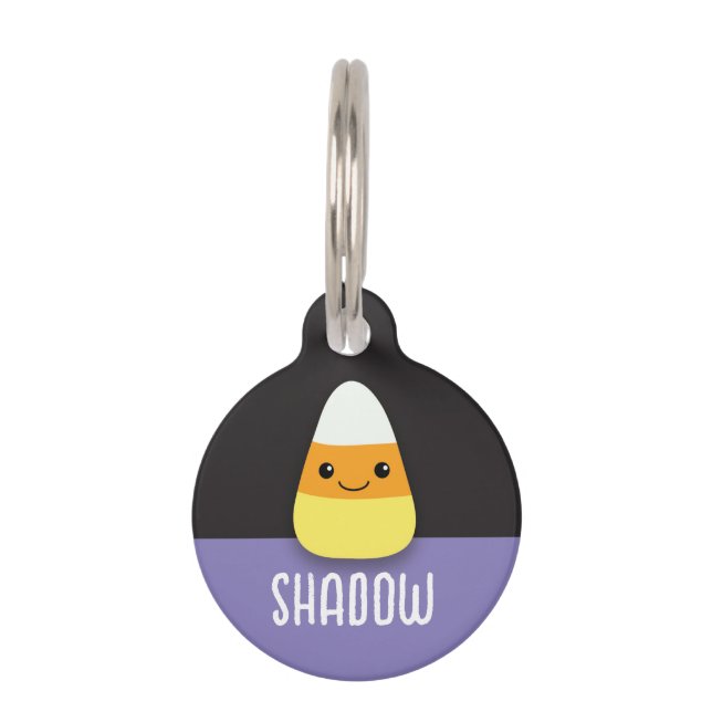 Médaillon Pour Animaux Corne à bonbons (Devant)