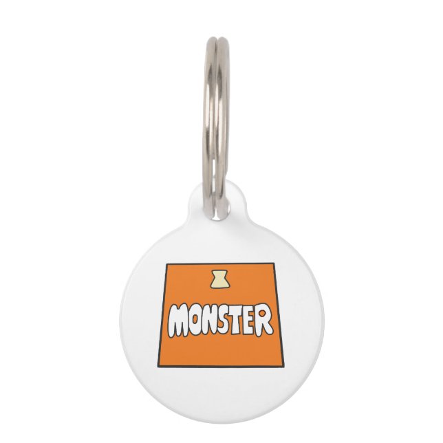 Médaillon Pour Animaux Costume Pikamee, Monstre  (Devant)