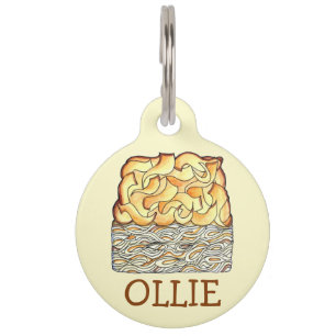 Médaillon Pour Animaux Coupe de Kugel Oeuf Juif nouille Casserole