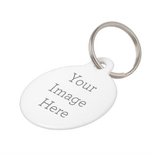 Médaillon Pour Animaux Create Your Own Round Large Pet Tag