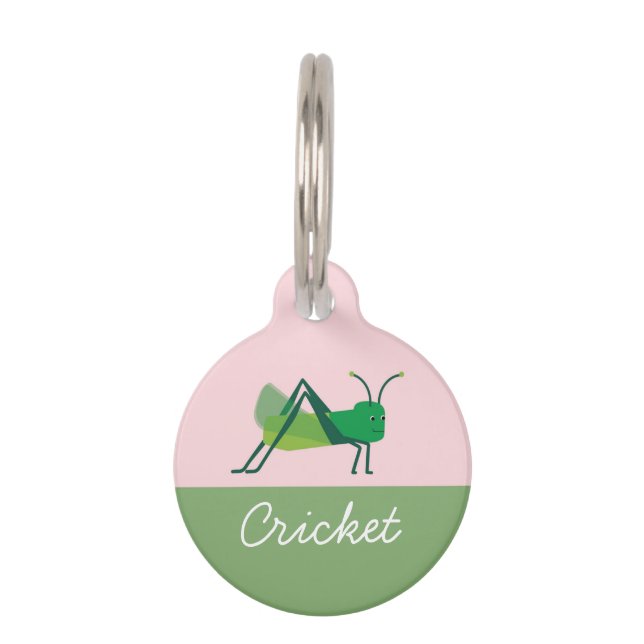 Médaillon Pour Animaux Cricket (Devant)
