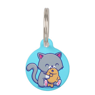 Médaillon Pour Animaux Cute chat
