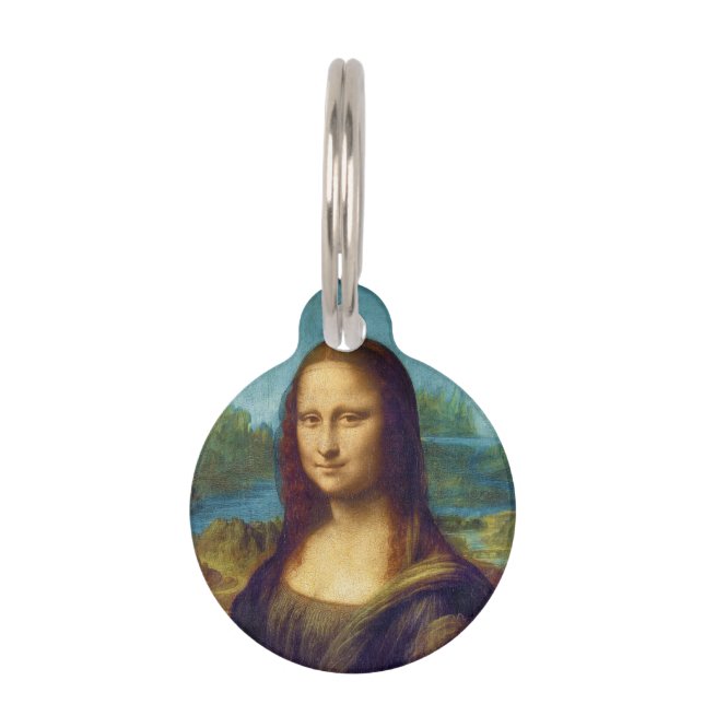 Médaillon Pour Animaux Da Vinci : Mona Lisa (Devant)