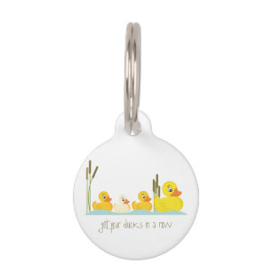 Médaillon Pour Animaux Dans une ligne