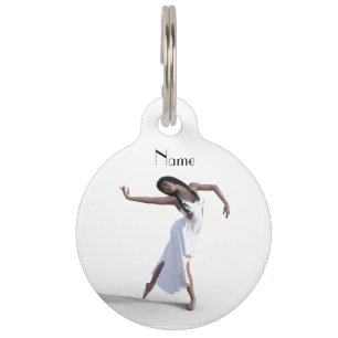 Médaillon Pour Animaux Danseuse blanche Thunder_Cove  