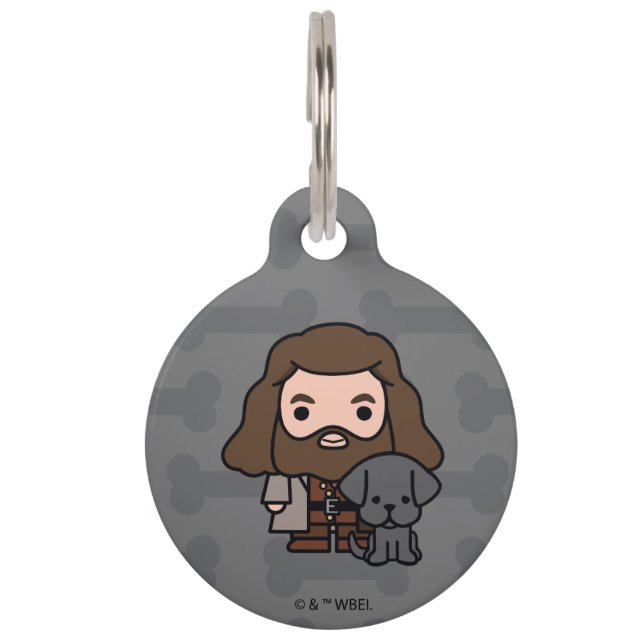 Médaillon Pour Animaux Dessin Hagrid et Fang Character Art (Devant)