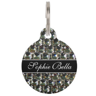Médaillon Pour Animaux Diamants, bijoux en pierres précieuses motif balis