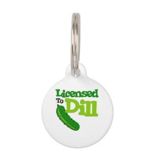 Médaillon Pour Animaux Dill autorisé