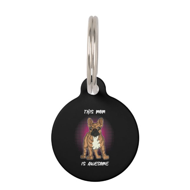 Médaillon Pour Animaux Dog lovers | French Bulldog (Devant)