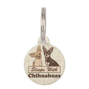 Médaillon Pour Animaux Dors Avec Chihuahuas