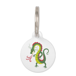 Médaillon Pour Animaux Dragon