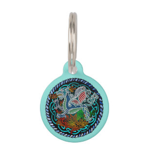 Médaillon Pour Animaux Dragon celtique