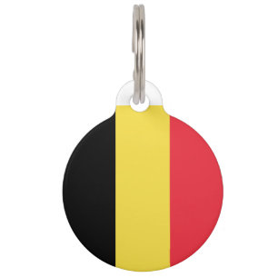 Médaillon Pour Animaux Drapeau Belgique