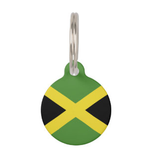 Médaillon Pour Animaux Drapeau de la Jamaïque