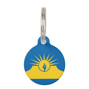 Médaillon Pour Animaux Drapeau de MESA, Arizona