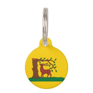 Médaillon Pour Animaux Drapeau du comté historique de Berkshire Pet ID ba