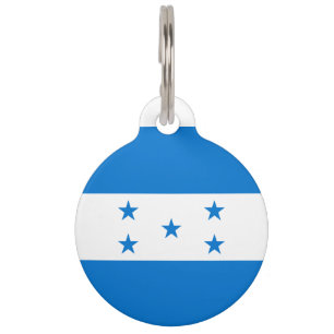 Médaillon Pour Animaux Drapeau du Honduras