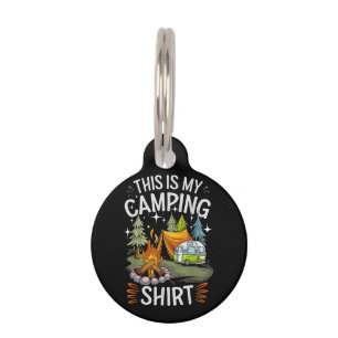 Médaillon Pour Animaux Drôle C'est Mon Camping Pour Campeur