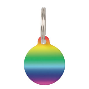 Médaillon Pour Animaux Égalité lgbtq arc-en-ciel couleurs gay pride - chi