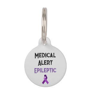 Médaillon Pour Animaux Épilepsie Med Tag