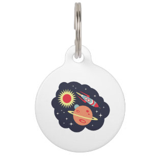 Médaillon Pour Animaux Espace extra-atmosphérique