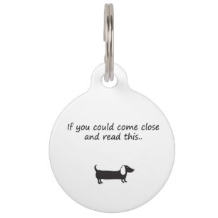 Médaillon Pour Animaux étiquette chien