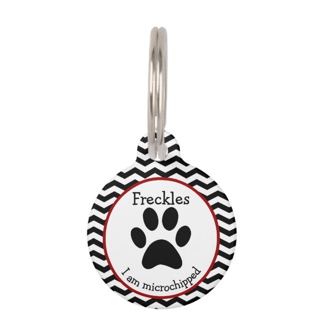 Médaillon Pour Animaux Étiquette d'animal familier personnalisée par (Devant)