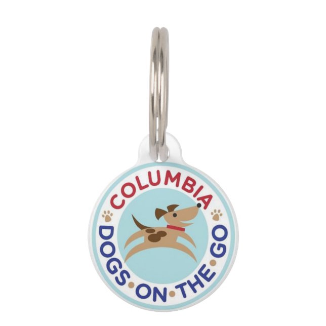 Médaillon Pour Animaux Étiquette de chien (Devant)