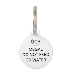 Médaillon Pour Animaux Étiquette de chien d'UCB