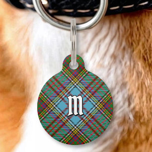Médaillon Pour Animaux Étiquette d'identification Clan Anderson Tartan