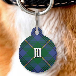 Médaillon Pour Animaux Étiquette d'identification Clan Johnston Tartan
