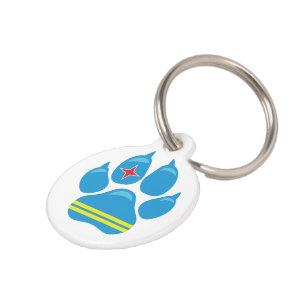 Médaillon Pour Animaux Étiquette d'identification de chien de PATTE de