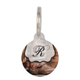 Médaillon Pour Animaux Étiquette d'identification de chien personnalisée 