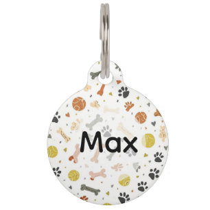 Médaillon Pour Animaux Étiquette d'identification de chien personnalisée 