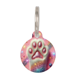 Médaillon Pour Animaux Étiquette d'identification du chat de parties scin
