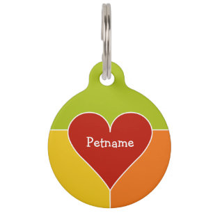 Médaillon Pour Animaux Étiquettes de familier personnalisées du Motif de