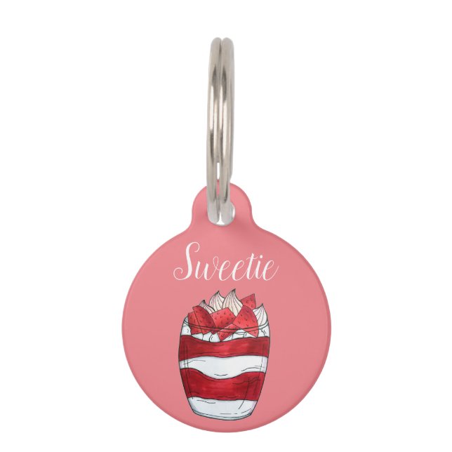 Médaillon Pour Animaux Eton Mess Strawberry Meringue Royaume-Uni (Devant)