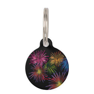 Médaillon Pour Animaux Explosion de feux d'artifice Thunder_Cove