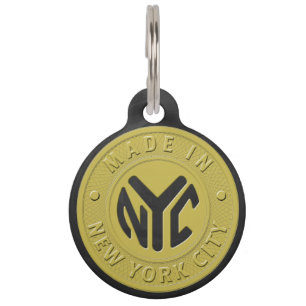Médaillon Pour Animaux Fabriqué À New York