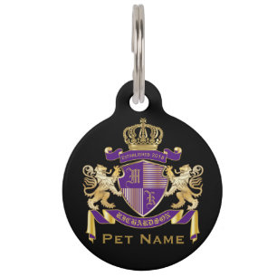 Médaillon Pour Animaux Faites votre propre manteau de l'emblème de lion
