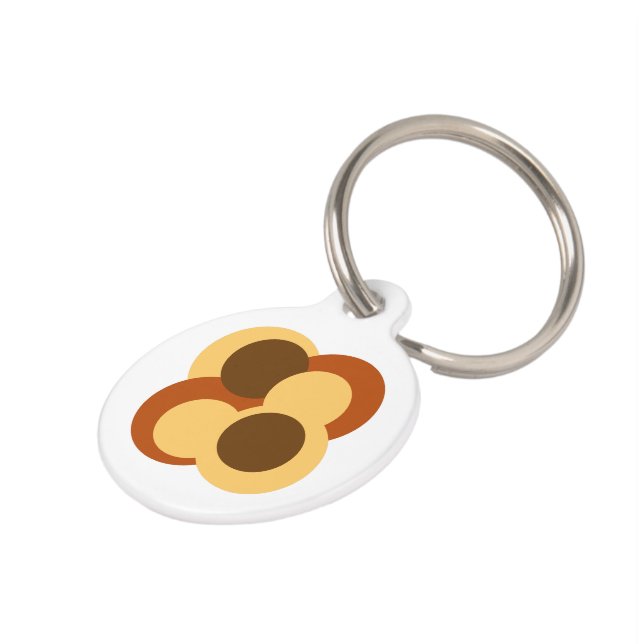 Médaillon Pour Animaux Formes géométriques Abstraites (Côté )