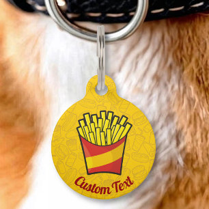 Médaillon Pour Animaux Frites