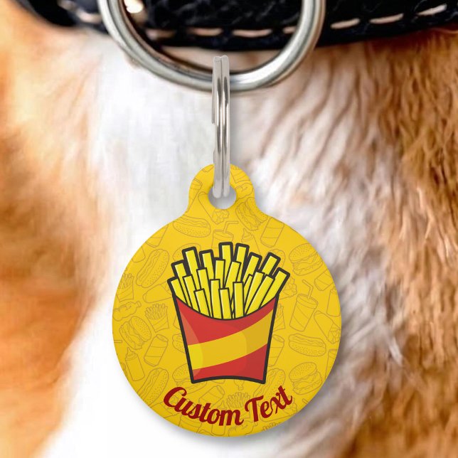 Médaillon Pour Animaux Frites (Créateur téléchargé)