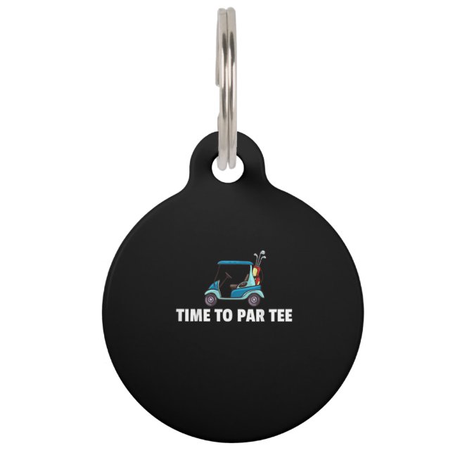 Médaillon Pour Animaux Golf Cart Gift Golfeur Funny Men (Devant)